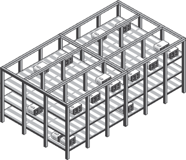 ULD staging conveyors